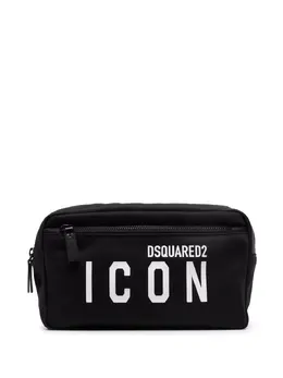 Dsquared2 logo-print zipped wash bag 17057743
