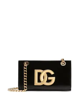 Dolce & Gabbana 3.5 polished leather phone bag 17735020