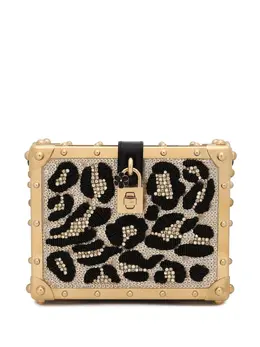 Dolce & Gabbana Dolce Box sequin-embroidered shoulder bag 17734764