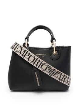 Emporio Armani logo tag tote bag 18199429
