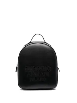 Emporio Armani embroidered logo backpack 18272803