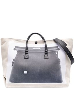 Maison Margiela graphic-print tote bag 18336106