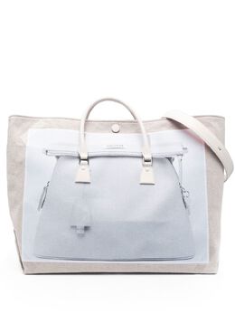 Maison Margiela colour-block panel design tote bag 17751200
