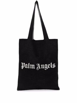 Palm Angels logo-print tote 17573331