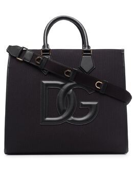 Dolce & Gabbana logo-patch shopper bag 18527088