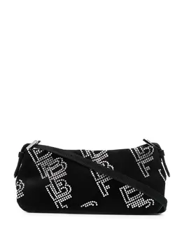 By Far Dulce crystal-embellished shoulder bag 18655506