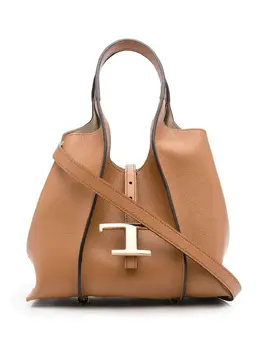 Tod's Timeless logo-plaque tote bag 18670835