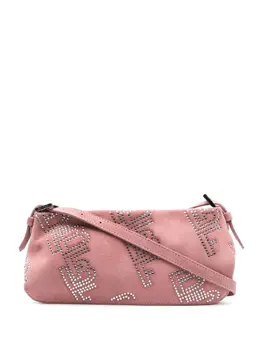 By Far Rachel logo-stud shoulder bag 18718309
