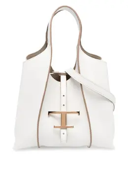 Tod's Timeless logo charm tote bag 18682154