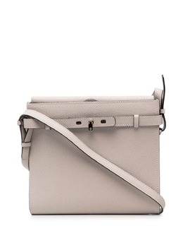 Valextra grained-leather crossbody bag 18683987