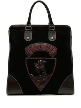 Gucci coat of arms patch tote 18506112
