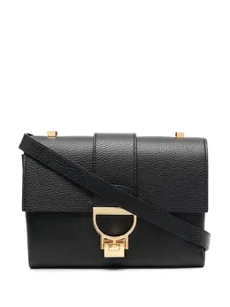 Coccinelle Arlettis pebbled-leather satchel 18708283