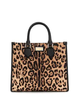Dolce & Gabbana leopard-print shopper bag 18486873