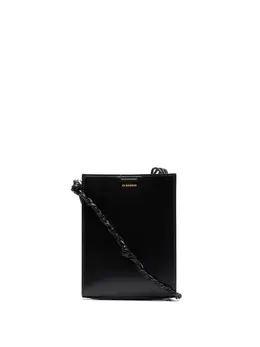 Jil Sander logo-detail leather satchel bag 18875872