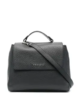 Orciani grained leather crossbody bag 18784483