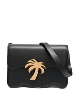Palm Angels palm-motif leather shoulder bag 18571545
