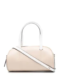 Manu Atelier Cylinder two-tone tote 18544447