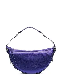 By Far pebble-texture leather shoulder bag 18692699