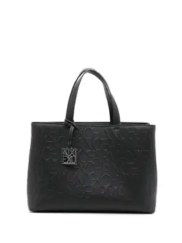 Armani Exchange debossed-logo tote bag 14879964