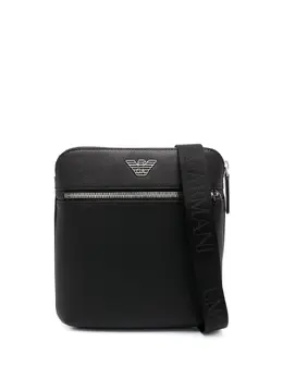 Emporio Armani small faux-leather messenger bag 19108211