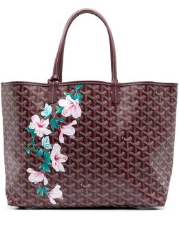 Goyard pre-owned customised floral St. Louis tote 19079819