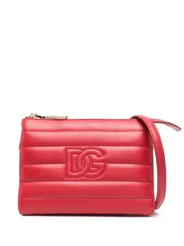 Dolce & Gabbana stitched-logo detail clutch bag 19256789
