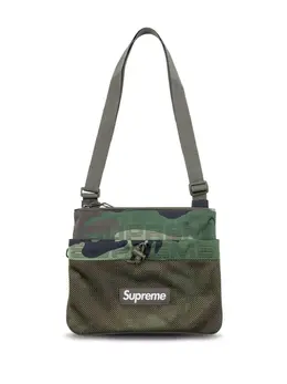 Supreme logo-patch crossbody bag 18115441