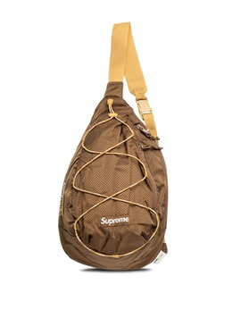 Supreme logo-patch sling bag 18270537
