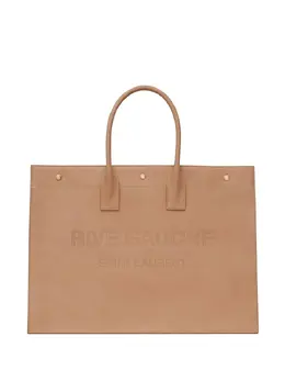 Saint Laurent Rive Gauche embossed leather tote bag 18427908