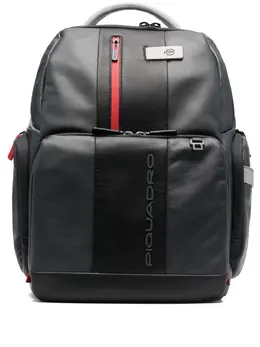 Piquadro leather combination-lock backpack 19132411