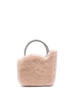 Le Silla micro Ivy shearling bag 19085732