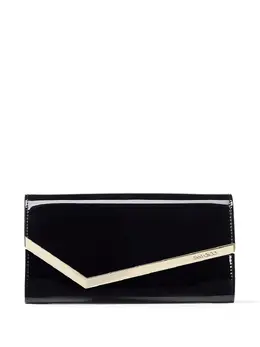 Jimmy Choo Emmie patent leather clutch bag 19101703