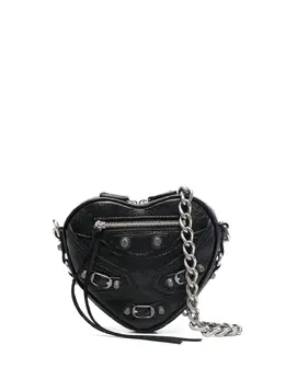 Balenciaga mini Le Cagole Heart leather crossbody bag 18945258