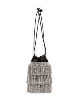 Alexander Wang crystal-mesh bucket bag 18987562