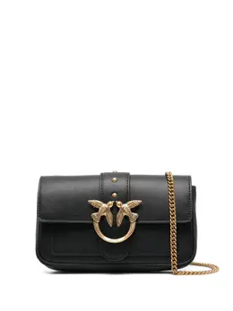 Pinko Love One Pocket leather crossbody bag 19364034