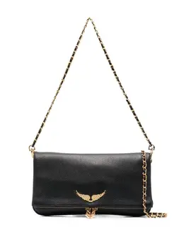 Zadig & Voltaire Rock logo-plaque shoulder bag 19308510