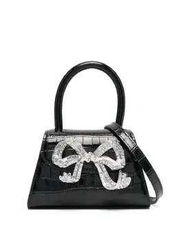 Self-Portrait The Bow micro tote bag 19277248