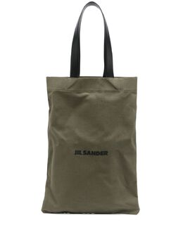 Jil Sander logo-print tote bag 19447479