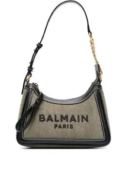 Balmain logo-print B-army shoulder bag 19437226