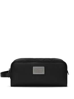 Dolce & Gabbana logo-plaque wash bag 19173211