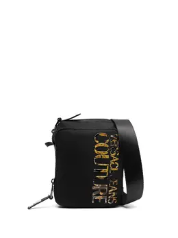 Versace logo-embellished messenger bag 19259597