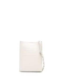 Jil Sander crocodile-effect leather satchel bag 19480719