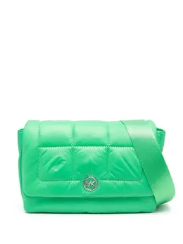 Michael Kors logo-plaque quilted crossbody bag 19555388