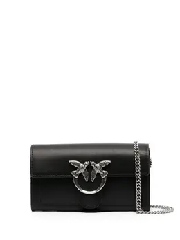 Pinko logo-plaque crossbody bag 19571917