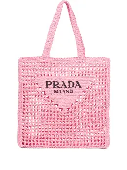 Prada woven tote bag 16763009