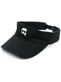 Karl Lagerfeld Ikon logo-print visor 19185655
