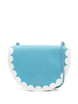 Saint Laurent 1980s scallop-edge crossbody bag 19573379