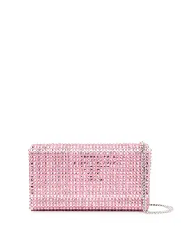 Amina Muaddi mini Paloma crystal-embellished clutch 19688467