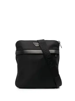 Emporio Armani front logo-plaque shoulder bag 19733639