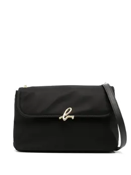 Agnès b. logo-plaque detail crossbody bag 19760844